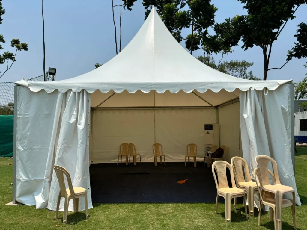 pagoda tent structure on rent